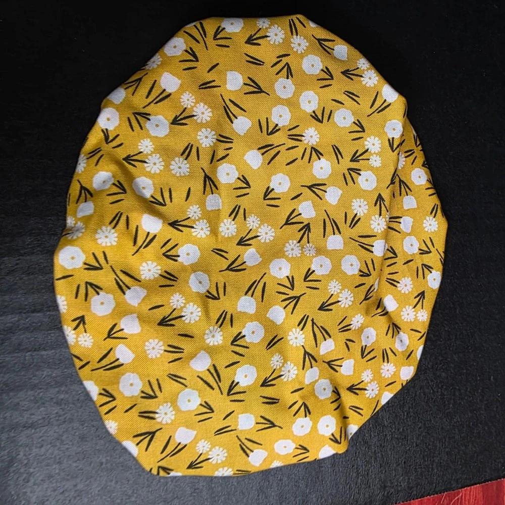 Tropical Flowers Goldenrod Floral KitchenAid Mixer Mixing Bowl Cover Baking